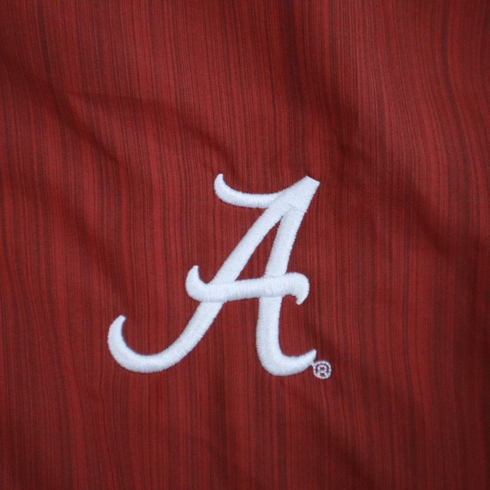 Alabama‎ Crimson Tide Jacket Mens Large Nike Dri-Fit Activewear Red Long Sleeve